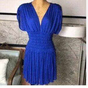 A.L.C. Women's Royal Blue Midi Dress